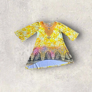 C'est La Vie Bohemian Tunic Top